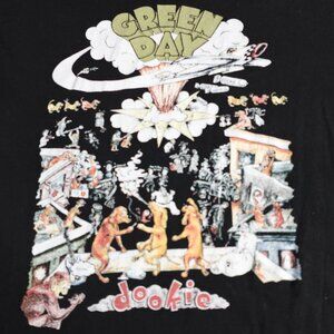 Green Day Dookie Shirt Mediun Black Album Cover Official